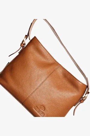 Fred de la Bretoniere Lindi Bucket Bag Grain Leather Handtassen Dames -