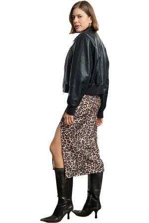 Trendyol Mink Maxi Crêpe Gebreide Kokerrok Twoss23Et00351