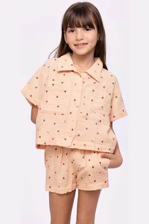 Woody Meisjes-Dames Pyjama lieveheersbeestjes p - maat 176/16J