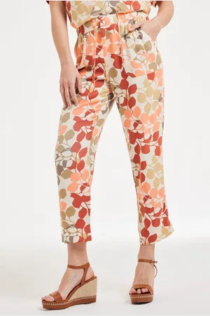 DIDI Dames Pants Sol Bright leaves print maat 48