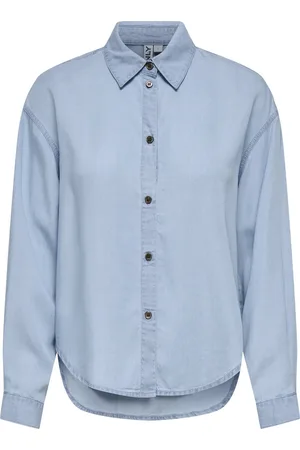 ONLY ONLCHARIS LIFE LS SHIRT CC WVN - Dames - Blouses