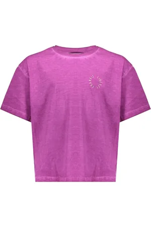 Frankie & Liberty Meisjes t-shirt - Paris - Purple Pink