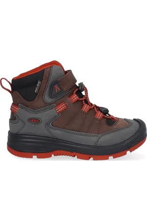 Keen Redwood Mid Younger Kids Boots Coffee Bean/Picante