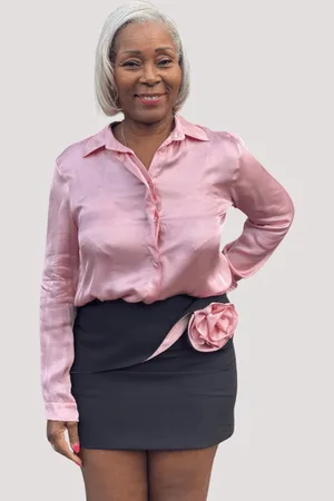 Merkloos Blouse shine