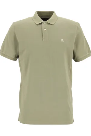Marc O’ Polo Regular fit polo - heren poloshirt - olijfgroen
