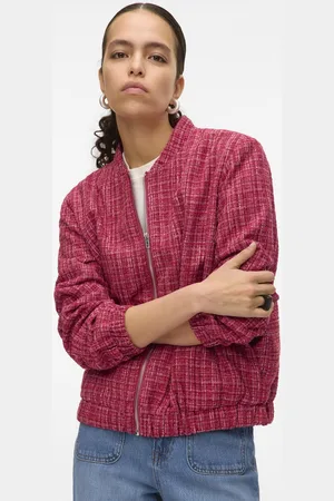 VERO MODA Jas Vmnatasha Ls Boucle Bomber Jacket 10335903 Granita Dames