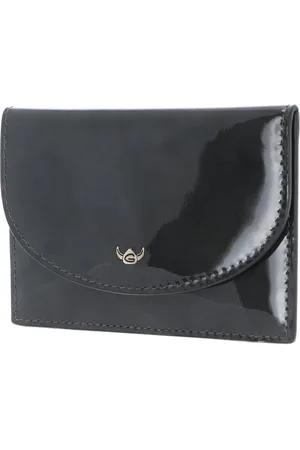 Golden head Leren Kaarthoes Carrara RFID Protect Card Case Antraciet