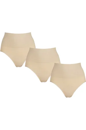 Merkloos 3-pack Dames correctie slip W735 van J&C - maat S/M
