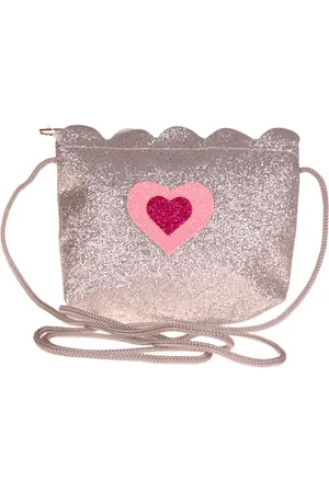 S.Y.W Mini schoudertasje glitters - 12x11 cm