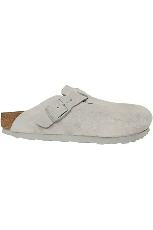 Birkenstock Boston Suède Slippers - - Narrow Fit