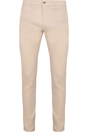 Suitable Chino broek Plato Ecru