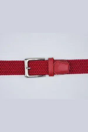 Merkloos Vlecht riem Gevlochten riem Elastiek riem - unisex - geschikt voor zowel mannen als vrouwen