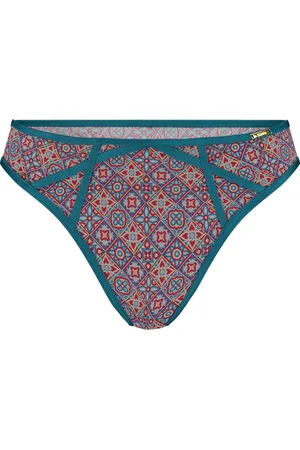 Sapph String voor vrouwen - Microstof - Mistress - Mozaïek print - M