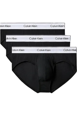 Calvin Klein 3-Pack Heren Slips - Zwart