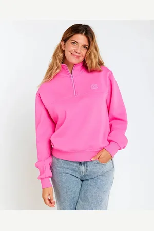 Rip Curl Fortaleza Half Zip Fleece - Hot Pink