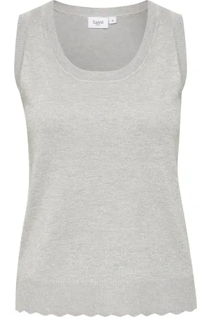 Saint Tropez MilaSZ Shimmer Tank Top Dames Blouse
