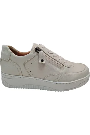 Hartjes 162.1952/10 02.00, Witte sneaker wijdte H Dames Sneakers - - 38