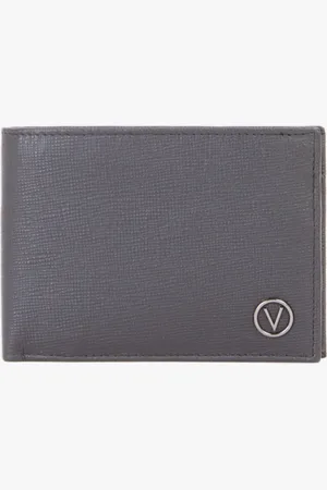 VALENTINO Leren Portemonnee Plama Wallet Zwart