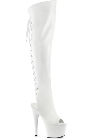 Pleaser ADORE-3019 Plateau Overknee Laarzen - US 7 - 37 Shoes