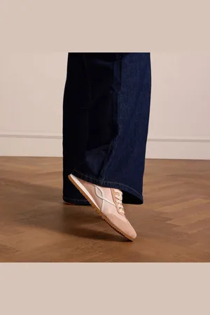 Manfield Dames - leren sneakers