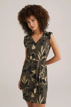 WE Fashion Dames Jurk met dessin