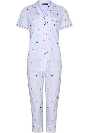 Rebelle Dames Pyjamaset - Relax - Doorknoop - Bio Katoen