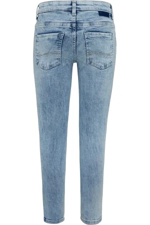 Mexx Slim Waist Slim Leg Jeans Blauw