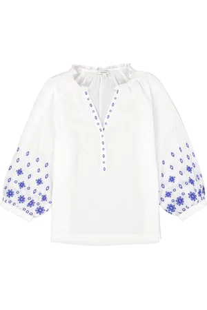 Garcia Blouse Blouse D50031 53 Off White Dames
