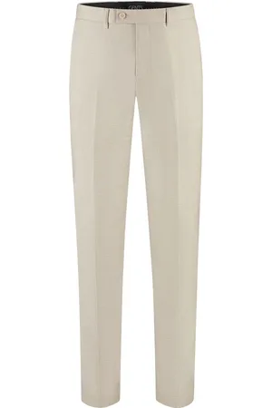 Club of Gents Pantalon linnenlook
