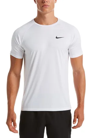 Nike Swim Essential - Short sleeve hydroguard Heren Zwemshirt - White