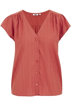 WE Fashion Dames blouse met jacquard-dessin