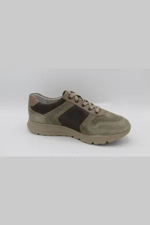 Mephisto Brayan- Sportieve veterschoen- Light kaki- beige- breed- maat 7,5 ( 41,5)