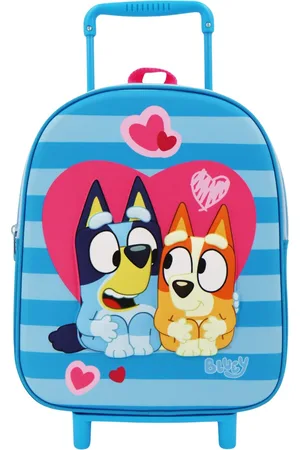 Bluey In Love Trolley Rugzak School Tas Vakantie Tripjes 3-6 Jaar