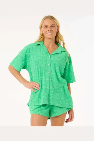 Rip Curl Las Dalias Terry Shirt - Light Green