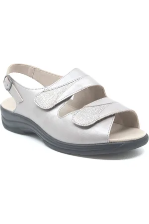 Solidus 74019 40448, kleurige extra brede dames sandalen