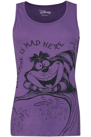 ALICE In Wonderland Cheshire Cat Top lila XL Dames
