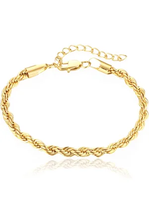 Cilla Jewels Damesarmband Goudkleurig Gedraaid en Verstelbaar