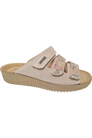 Rohde Suede Dames Slipper - Beige - 43