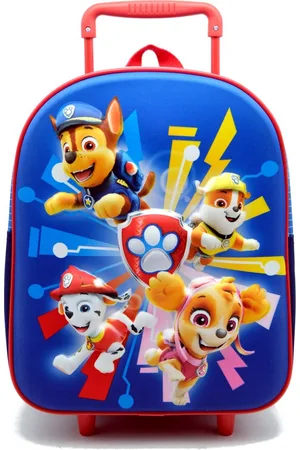 Paw Patrol 3D Trolley Rugzak Rugtas School Vakantie Logeren 2-5 Jaar