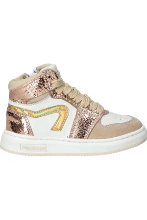 Pinocchio P1765 Sneakers - Leren Sneaker - Meisjes -