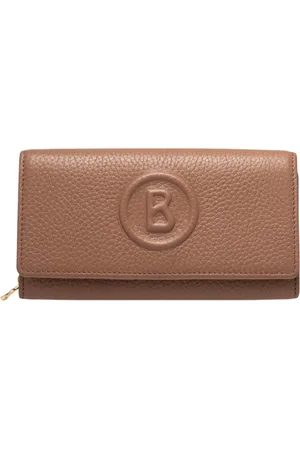 Bogner Leren Portemonnee Bozen Violetta Purse Bruine