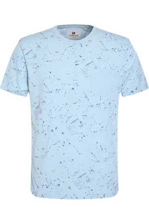 Gabbiano T-shirt T Shirt 155514 4001 Bright Blue Mannen
