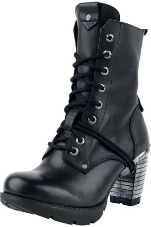 New Rock Trail Black Tacon Acero Laars EU43 - Leer - Biker, Gothic, Industrial, Rock wear