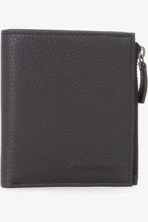 VALENTINO Leren Portemonnee Sodaro Wallet Zwart
