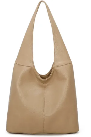 Merkloos Hobo Schoudertas - Ruime trendy Schoudertassen - Kunstleer - Dames Tassen