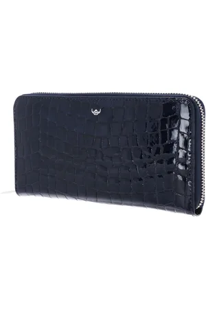 Golden head Portemonnee Cayenne RFID Protect Zipped Ladies Purse Wallet Donkerblauw