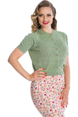 Banned Retro SUMMER SCALLOP Cardigan - L