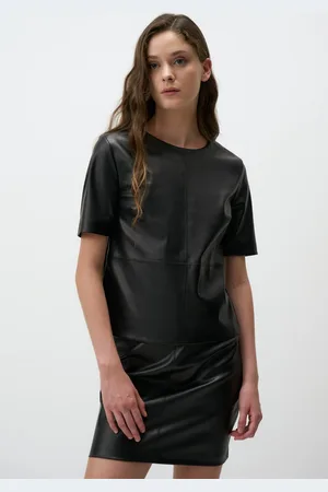 Jimmy Key Immitatieleer Blouse