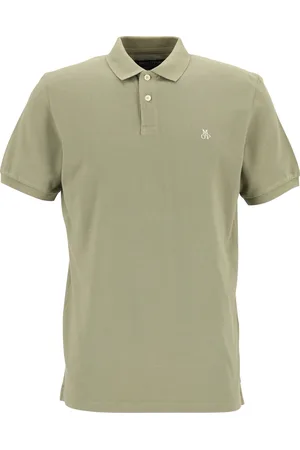 Marc O’ Polo Regular fit polo - heren poloshirt - olijfgroen