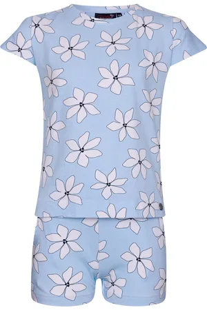 Rebelle Shortama Flower - /wit - Bio Katoen